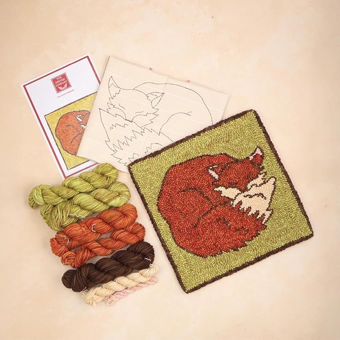 The Oxford Company Punch Needle Kit (Fox)