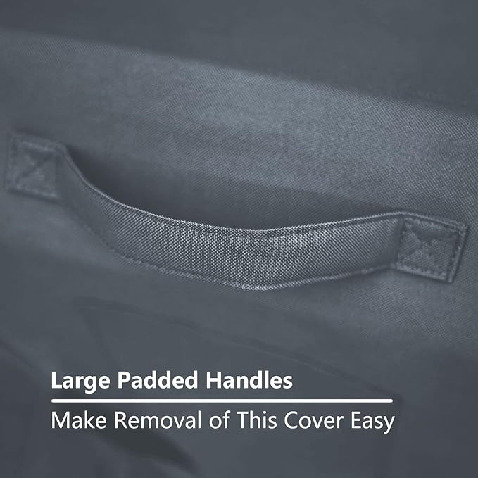 ANANMEI Dog Bed Cover for 36" L 27" W 3" H - 600D Oxford Waterproof with Zipper and Carry Handle - Washable, Cover Only (Gray)