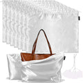FEICHANGHAO 7 Pack Dust Bags for Handbags Storage Silk Cloth Bag With Drawstring Large Storage Pouch for Handbag Purse Shoes Boots