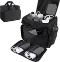 LOTCAIN Cable Organizer Bag,Cable Management Box Cord Organizer Case,Electronics Cord Storage Bag with Adjustable Divider Large Cable Storage Bag Carrying Case for Cable, Cord,Power Strip