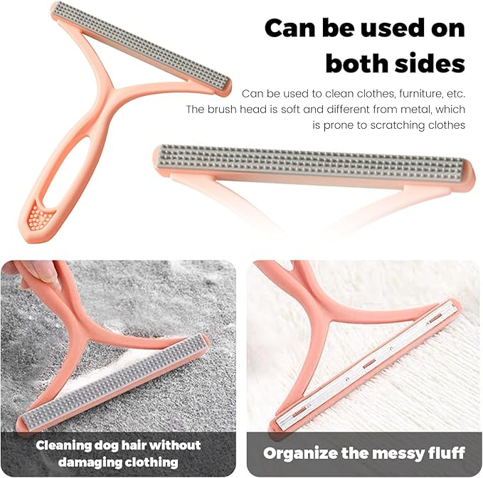 4pcs Pet Hair Remover Glove, Pet Hair Removal Tool, 2025 Electrostatic Pet Hair Removal Gloves for Dogs and Cats,for Pet Hair, for Couch, Clothes, Car, Carpet, Bed, Furniture(Black and pink)