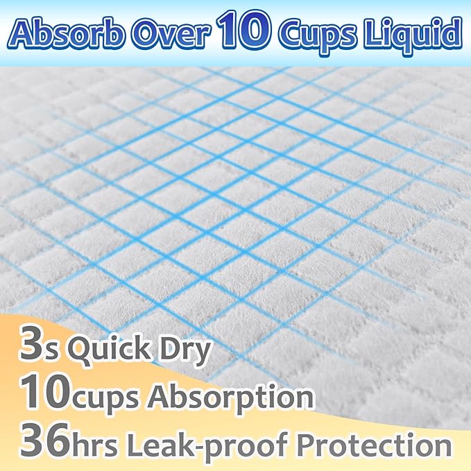Dogcator Dog Pee Pads Extra Large, 30 Count Thicken Absorbent for Dogs, 28"x34" Disposable Urine Bed for Doggy, Potty for Doggie, XL Puppy, Piddle X-Large for Travel