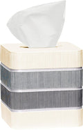 Resin Tissue Box Cover for Modern Home Decor - Minimalist Square Tissue Box Holder for Guest Room, Bedroom, Bathroom, Tabletop & Office - Durable and Aesthetic Tissue Holder, Modern