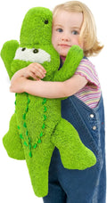 Tezituor Alligator Stuffed Animal, 28 inch Large Stuffed Crocodile Plush Toy, Soft Alligator Plush Pillow for Boys Girls