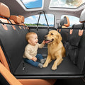 KARMNEEV Dog Seat Extender for Cars, Heavy-Duty Waterproof Dog Travel Back Seat Bridge, Anti-Scratch, Easy-Clean Surface, Designed for SUV and Truck Owners with Active Dogs, 400lb Max Load