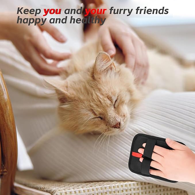 Pet Hair Removal Gloves,electrostatic Combing Gloves Tools,Suitable for Cats and Dogs, for Removing Hair from Furniture, Pets, car Seats, Clothes and Sofas