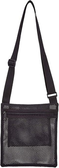 USPECLARE Heavy Duty Semi-Transparent Mesh Purse See Through Mesh Crossbody Bag