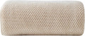 Akzpe 40x80 Inches Bath Sheets Towels for Adults Oversized Bath Towels Extra Large Luxury Super Soft Absorbent Quick Dry Microfiber (Beige, 1PCS)
