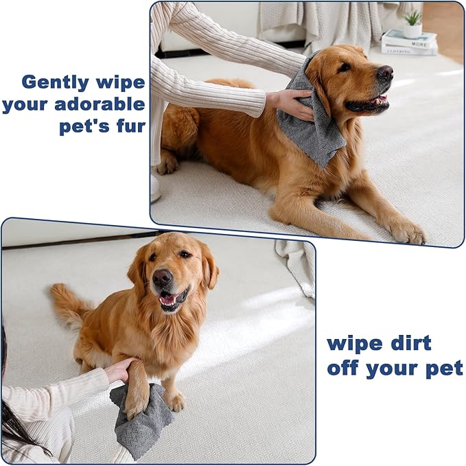 Tigona 80 Pack Microfiber Cleaning Cloth Roll Reusable Paper Towels 12"x12" Tear Away Cloth,Absorbent Dish Rags for House Kitchen,Wash Cloths,Lint Free Rags for Window Cars Cleaning Supplies