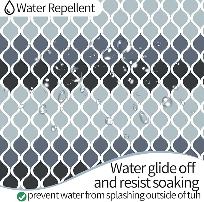 Textured Clarisse Shower Curtain Creative Home Ideas Modern Bathroom Shower Curtains Waterproof Fabric Machine Washable Shower Curtain 72 x 72 Inches