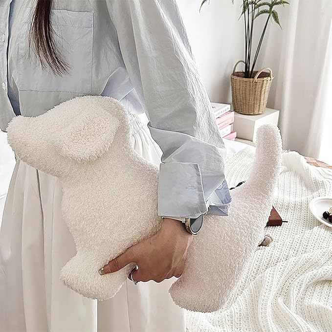 Yooname Animals Shaped Throw Pillow for Bed,Home Decorative Pillows for Bedroom Aesthetic,Soft Dog Pillow for Couch,Handmade Living Room Throw Pillow
