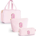 Fystdtote Mothers Day Gifts for Mom - Small Toiletry Makeup Bag Pouch for Sister Friend Female Her Mom | Birthday Gifts for Women Mom In Law | Makeup Bag Set Cosmetic Bag - Pink O