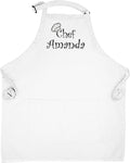 Custom Apron | Embroidered Kitchen Apron Women | Chef Apron For Men | Personalized Apron With Pockets