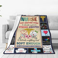 Nurse Blanket Nurse Throw Blanket Soft Fleece Flannel Bedding Gifts for Men Women Girls Adults Stuff Plush for Couch Sofa Bed Office Room Decor 60"X80"