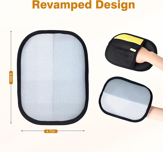 XSDLSSLY 2Pcs Pet Hair Removal Gloves for Cats and Dogs. The Latest Reusable electrostatic pet Hair Removal Gloves.Pet Hair Removal Tool Suitable for Sofas, Bed Sheets, Clothing, and car Seats