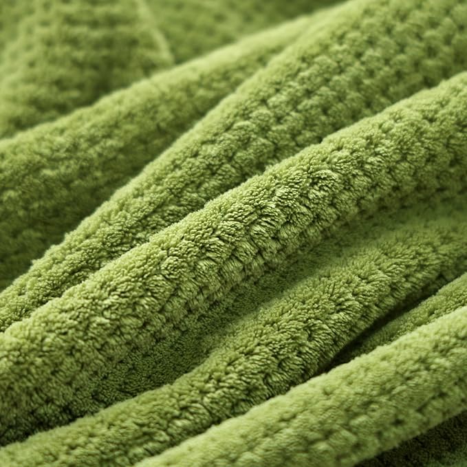 Akzpe 40x80 Inches Bath Sheets Towels for Adults Oversized Bath Towels Extra Large Luxury Super Soft Absorbent Quick Dry Microfiber (Sage Green,6PCS)
