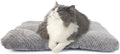 Necesitar Washable Dog Crate Bed 18 inch Small Anti-Slip Waterproof Warming Cozy Soft Pet Puppy, Dog Pillows for Small Dogs Tire Printing Dark Grey