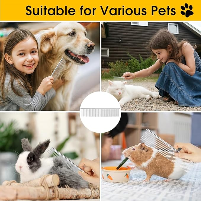 2Pcs Static Pet Hair Removal Glove, Reusable Electrostatic Pet Cat Dog Hair Remover Grooming Gloves Brush Tool for Couch, Furniture, Carpet, Car Seat,Dog Combs for Grooming Matting,Finger Toothbrush