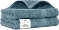 Villa Celestia 100% Cotton Hand Towel Set of 2, (16 x 28 inches) Sustainable, Soft, Highly Absorbent, Quick Drying, Combed Cotton Hand Towels Pack of 2 Ideal for Hotels, Spa, Bathroom, Dorm, Blue