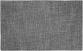HARFINGTON 6pcs Linen Fabric Placemats 12" x 18" Polyester Rectangle Place Mats Machine Washable Heat Resistant Kitchen Table Mats for Outdoor Indoor Party Family Holiday, Gray