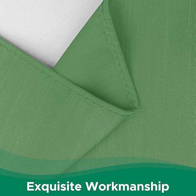 Biscaynebay Wrap Around Bed Skirts for Queen Beds 17" Long Drop, Sage Adjustable Elastic Dust Ruffles Easy Fit Wrinkle Resistant Silky Luxurious Fabric Machine Washable