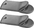 VEVOR Oven Mitts, Mini Oven Mitt Set with Non-Slip Silicone Strips, High Heat Resistant to 500℉, Lightweight Cotton Baking Mitts 13.07 x 6.1 inch with 2 No-Marks Hooks for Home, Kitchen, 2 Piece