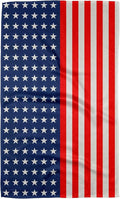 GEOMETRY Kitchen Towels - Quick Dry, Absorbent Microfiber Dish Towels for 4th of July, Memorial Day, Veterans Day, and Holiday Decor - Red, White, and Blue- Star Spangled