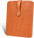 Thryxop Genuine Leather Tablet Sleeve for iPad Pro 11‘’/Air 10.9‘’/Magic Keyboard & Galaxy Tab S9/S9 FE | Slim Protective Case with Microfiber Lining (Fits Devices up to 11") - Orange