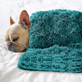 Petbuy Pet Dog Bed Blankets, Fluffy Fleece Dog Throw Blankets Sleep Mat,Soft Puppy Blankets Cat Kitten, S M L XL,Fuzzy Reversible Sherpa Blanket for Bed, Couch, Sofa, Travel,Washable & Lightweight