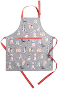 Maison d' Hermine 100% Cotton Apron for women with Pocket Kitchen Chef Apron for Men Cooking Gardening Server Waitress