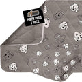 GORILLA GRIP Washable Puppy Pads, 40x26, Slip Resistant Dog Crate Mat, Waterproof Cloth Pee Pad for Training Puppies in Playpen, Reusable Pet Incontinence Blanket, Protects Sofa, Dog Faces