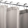 AmazerBath Waffle Shower Curtain 78 Inches Long, Khaki Shower Curtain Fabric Heavy Duty 240GSM, Hotel Quality Bathroom Shower Curtains Tan, 72 x 78 Inches