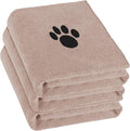 Puomue 3 Pack Microfiber Dog Towels for Drying Dogs, Super Absorbent and Soft Pet Grooming Towel, 40 Inch X 23.6 Inch, Perfect Dog Drying Towels for Large, Medium or Small Dogs, Camel