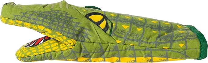 Novelty 3D Alligator Souvenir Oven Mitt Green