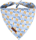 UP URARA PUP Easter Dog Bandana, Easter Triangle Bid Scarf for Small Medium Dog, Cotton Pet Kerchief for Girl Boy Dogs or Cats, Cute Carrot Dog Bandana, Comfortable Easter Dog Bandana