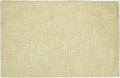 HARFINGTON 4pcs Linen Fabric Placemats 12" x 18" Polyester Rectangle Place Mats Machine Washable Heat Resistant Kitchen Table Mats for Outdoor Indoor Party Family Holiday, Grass Green