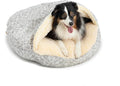 Snoozer Luxury Cozy Cave Pet Bed, Wag Collection, Extra Large - Ramey Gray