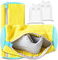 Xinambyh 2Pcs Reusable Shoe Washing Machine Bag for Washer and Dryer:Free Up Hands, Prevent Deformation,shoe bag with Zipper Protection Design, Use for all Shoes,Sports Shoes