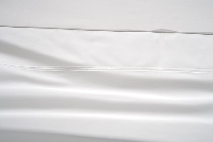 LANE LINEN 100% Cotton California King Sheet Set – 450 Thread Count Soft Sateen Sheets, Naturally Cooling & Breathable, 15” Deep Pocket Fully Elasticized Fitted Sheet, Bedding & Pillowcases, White