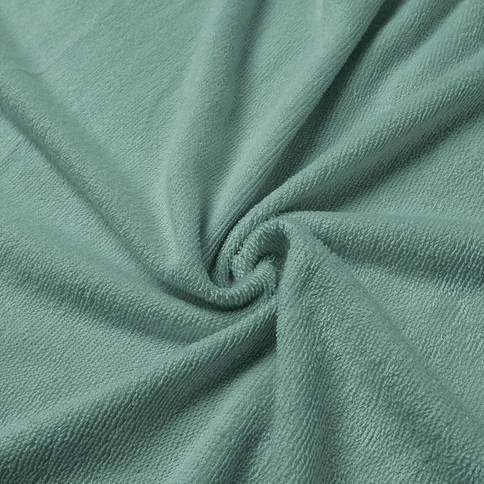 SIORO Women Bath Towel Wrap Robe, Soft Cotton Terry Spa Cloth, Plush Adjustable Closure for Shower, Travel, Pool, Gym