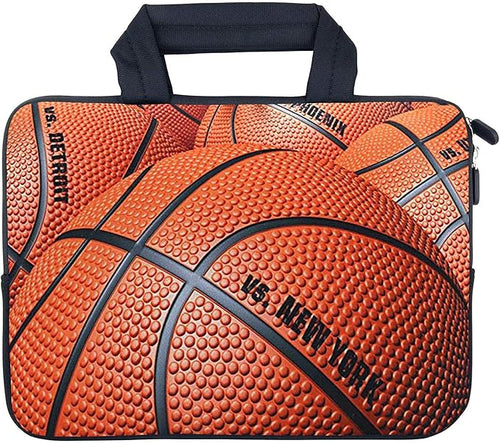 AMARY Chromebook Sleeve 11.6" 12" inch Laptop case Chromebook Bags MacBook air Sleeve Fit Apple MacBook Air HP DELL Lenovo Asus Samsung (Basketball)