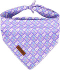 MR. CHUBBYFACE Easter Dog Bandanas Reversible Triangle Bibs Scarf Accessories for Dogs Cats Pets
