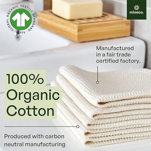20 Pack Reusable unPaper Towels Washable - Nature Friendly - Organic Cotton Alternative - Thick, Strong, Paperless Kitchen Dish Cloths - Reusable Napkins - Dish Towels - Cloth Napkin - Kitchen Towels