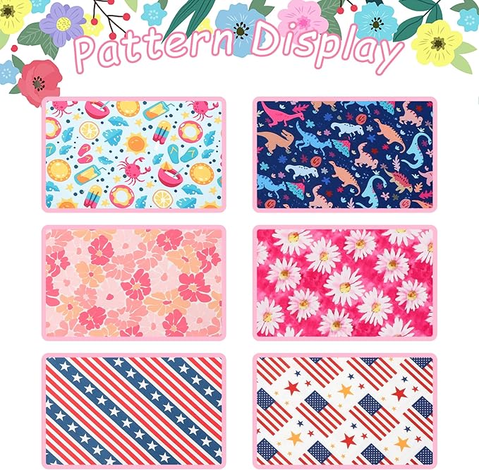 Unique Style Paws Dog Spring Bandanas 2Pcs Washable Cotton Triangle Summer Rose Daisy Flower Puppy Scarfs for Small Medium Large Dogs and Cats