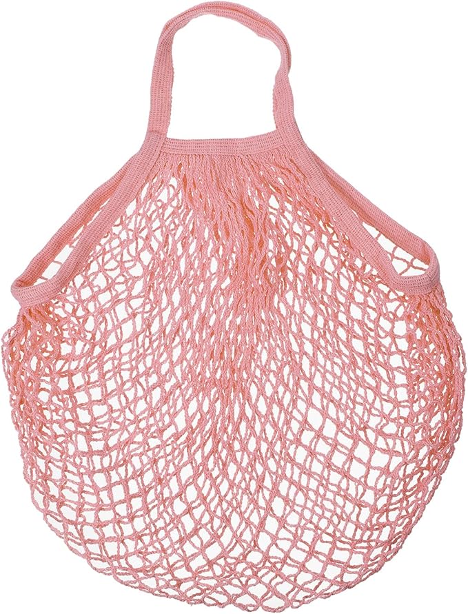 MECCANIXITY Cotton Mesh Bag Reusable Washable Mesh Net String Grocery Bags Organizer for Fruits Vegetables Shopping