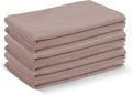 DG Collections Terry Dish Towels, 100% Cotton Kitchen Towels, Set of 6 (18x28 inch) Hand Towels - 400 GSM, Absorbent Terry Cloth Dish Towels for Kitchen, Soft Tea Towels - Pink Color