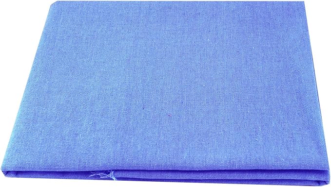 Rose Flavor Pre-Cut Quilting Linen Fabric,Craft Cloth,DIY for Sewing Crafting 60" by 1 Yard(Sky Blue)