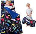 Lasoftan Toddler Nap Mat with Pillow and Blanket, Extra Large Rolled Napping Mats,Slumber Bags for Boys Girls,Kids Sleeping Bag for Daycare, Preschool Travel Camping