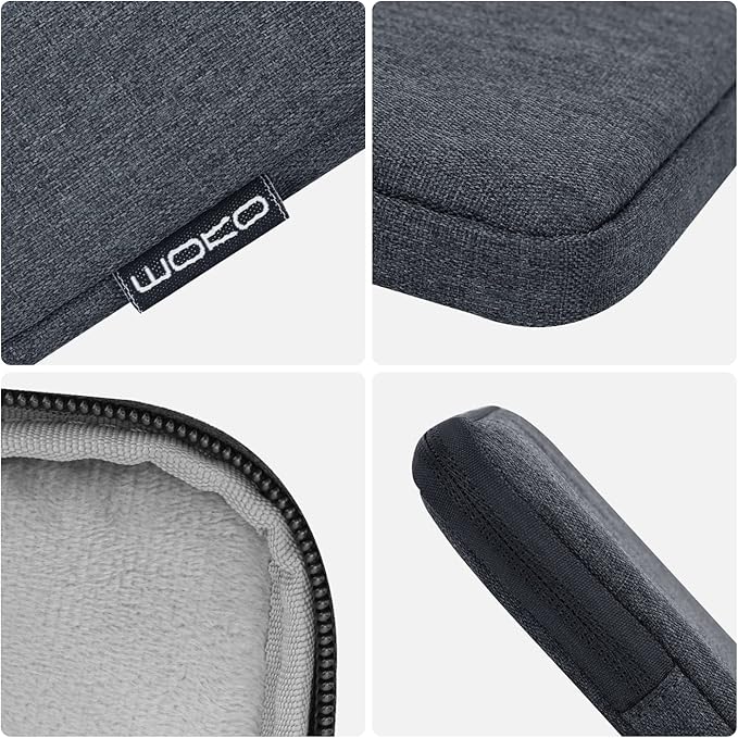 MoKo 9-11 Inch Tablet Sleeve Bag Carrying Case Fits New 11inch iPad Air M3, iPad A16 2025, iPad Pro 11 M4, Air 5/4/3, iPad 10/9/8th Gen, Tab S8/S9 11", Space Gray | Carrying Case, Space Gray