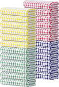 Kitinjoy Cotton 24 Pack Terry Kitchen Towels, 16 x 25 Inches Super Soft and Absorbent Dish Towels, Quick Drying Hand Towels for Kitchen Drying, Multiple Colour